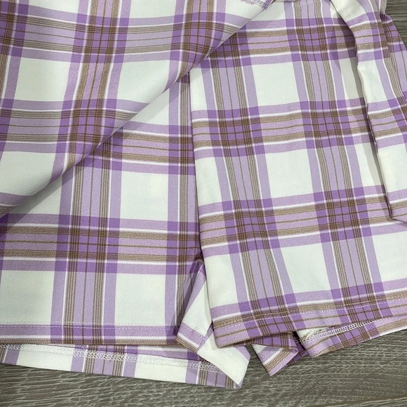 NWOT Altar’d State Plaid Mini Skort M - Picture 10 of 14
